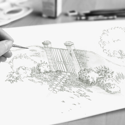 Projet jardin Lubéron Franlieu